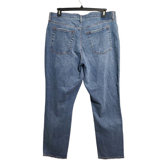 A & F The 90s Slim Straight Ultra High Rise Curve Love Jeans Size 34S NWT - Picture 2 of 6